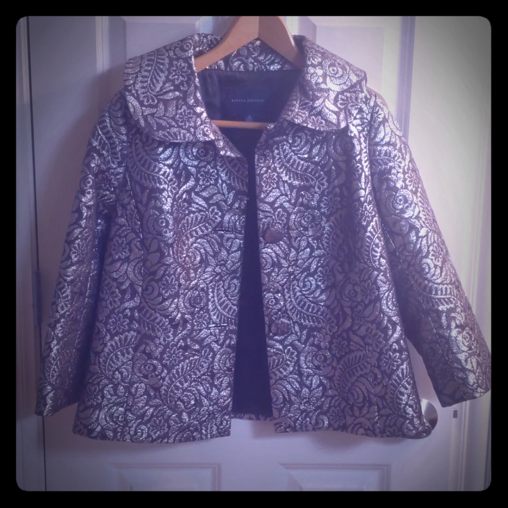 Banana Republic sparkly brocade jacket